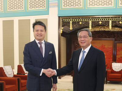 李强会见世界知识产权组织总干事邓鸿森